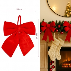 Бант "Червоний оксамит", 36 см (9245-029)
