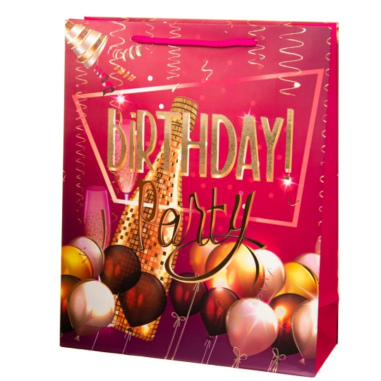 Подарунковий пакет "Birthday Party" 26 * 10 * 32 (8814-003)