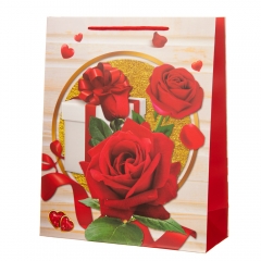 Подарочный пакет "Rose" 26 * 10 * 32 (8814-007)