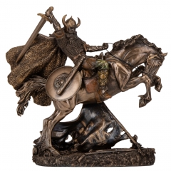 Статуэтка "Викинг на коне" (26 см) (71104A4)