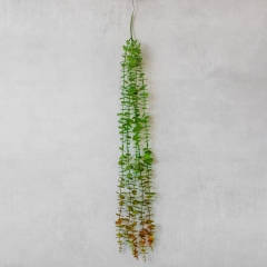 Искусственная свисающая ветвь "Лиана", зелено-оранжевая, 82 см (9170-016)