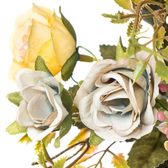 Букет із штучних квітів, жовто-зелений, 30 см (004FT-yellowgreen1)