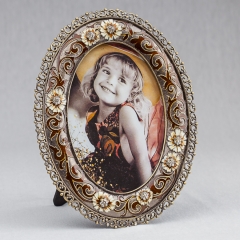 УЦІНКА Фоторамка "Квіти" (13*18 см, ф - 9*13 см) (Злазе напилення/Ржаве кріплення) (090MA)