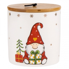 УЦІНКА Ємність для зберігання "Веселий гном", 750 мл (Тріщина глазурі,наплив кераміки,заводський брак) (00BR-8903-019)