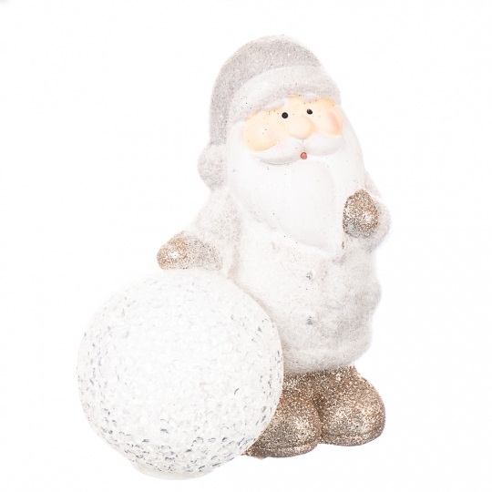 Фігурка «Дід Мороз і сніговий ком» (сірий колір) (002ND)