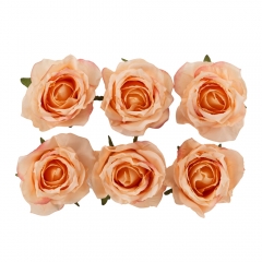 Головка розы, персиковая, 7 см (8503-002/1)