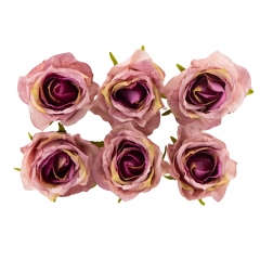 Головка розы, сиренево-розовая, 7 см (8503-002/2)