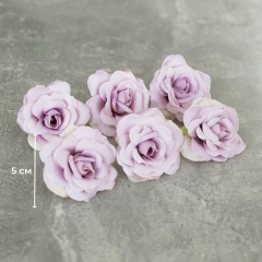 Головка розы, светло-сиреневая, 5 см (8503-006/2)