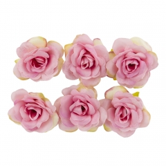 Головка розы, розовая, 5 см (8503-006/4)