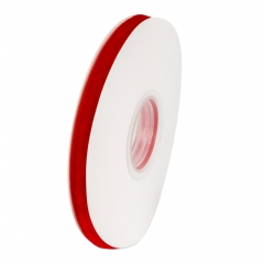 Лента бархатная, красная, 1 см (9276-005)