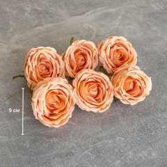 Головка троянди, помаранчева, 9 см (9222-033)