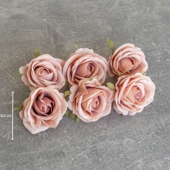 Головка троянди, світло-рожева, 6,5 см (9222-037)