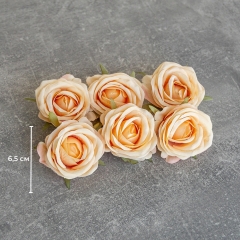 Головка троянди, помаранчева, 6,5 см (9222-040)
