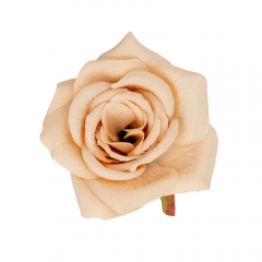 Головка розы, кремовая, 7,5 см (9222-046)