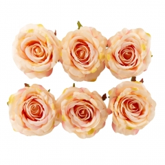 Головка розы, бежевая(крем), 8 см (8502-006/2)