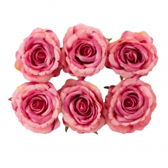 Головка розы, темно-розовая, 8 см (8502-006/3)