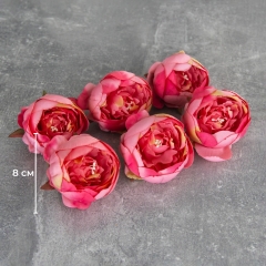 Головка розы, розовая, 8 см (8502-007/3)
