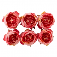 Головка розы, розовая, 8 см (8502-007/3)