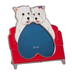 Фоторамка "Песики" (11*11 см) (001R)