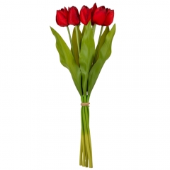 Букет тюльпанов "Красочность", красный, 40 см (9129-023)