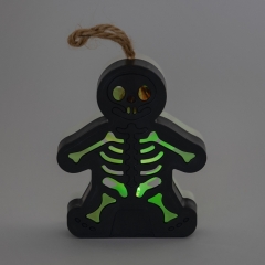 Светодиодная подвеска  (LED)  "Страшный скелет", 10 см (9242-016)