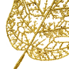 Декоративная ветвь " Золотая монстера" (8002-015)