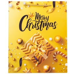 Подарочный пакет "Christmas", 26*32 см * Рандомный выбор дизайна (9165-011)