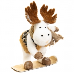 Декор "Лось сноубордист" (011NS)