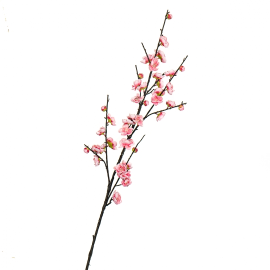 Гілка квітучої сливи, рожева, 115 см (8414-013)