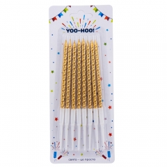 Набір свічок для торта "Свято - це просто", бронзові, 13 см (9074-012)