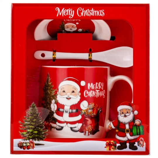 Кружка "Santa with gifts", 350 мл * Рандомний вибір дизайну (9150-018)