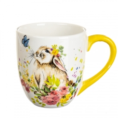 Чашка Чашка "Цветочный кролик"  (550 мл.) (4002-005)