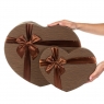 Набір коробок «Мить» 5 шт, коричневий (8300-061)