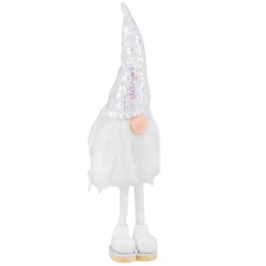 Фигурка "Стильный гном", белая, 25 см (6014-030)