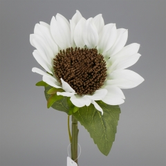 Соняшник штучний, білий, 35 см (2028-021/white)
