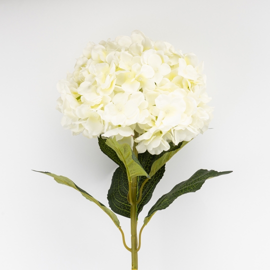 Искусственная гортензия, белая, 93 см (2024-006)