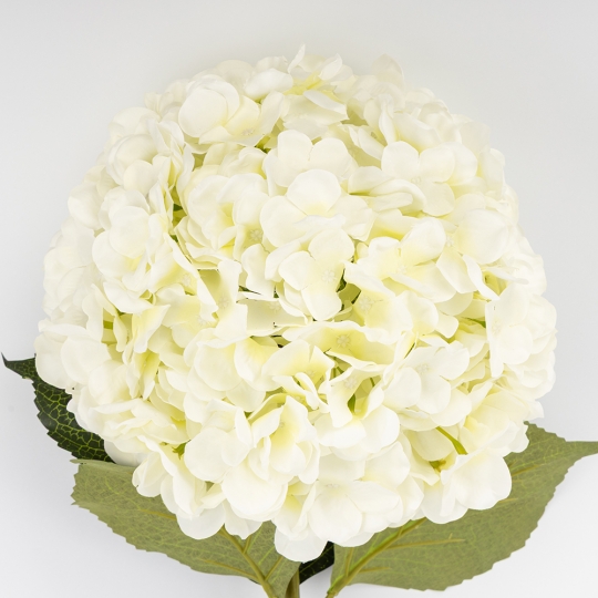 Искусственная гортензия, белая, 93 см (2024-006)
