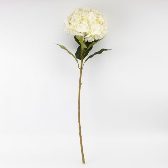 Искусственная гортензия, белая, 93 см (2024-006)
