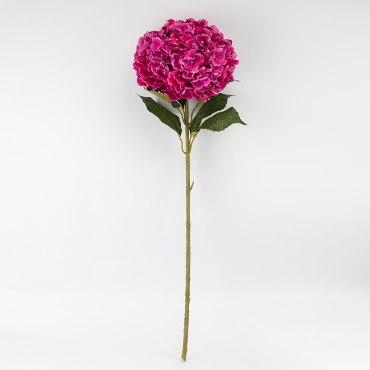 Штучна гортензія, фуксія, 93 см (2024-011)