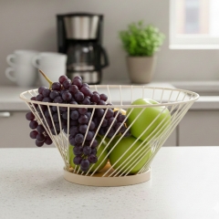 Фруктовница "Белая гармония", 29 * 14 см СПАСЕННАЯ ПОЗИЦИЯ (9282-017)