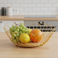 Фруктовница "Золотая гармония", 29 * 14 см СПАСЕННАЯ ПОЗИЦИЯ (9282-018)