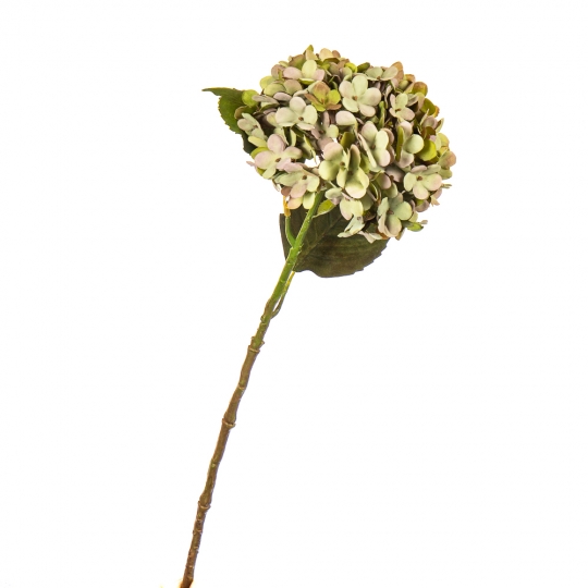 Квітка штучна "Гортензія", салатова (8100-031)