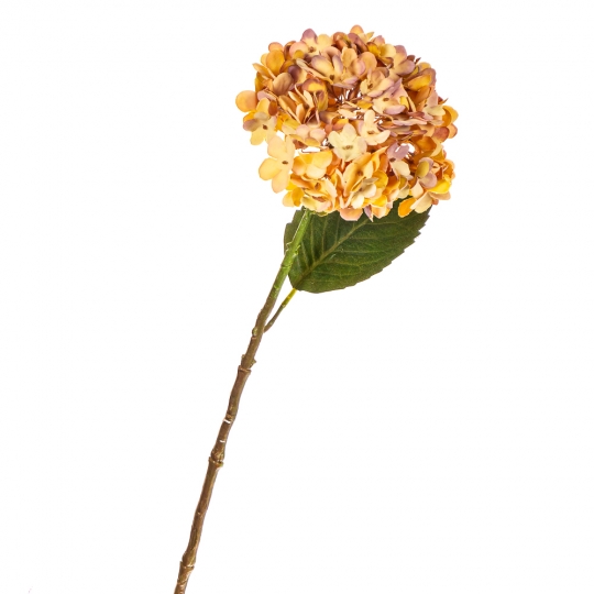 Квітка штучна "Гортензія", помаранчева (8100-032)