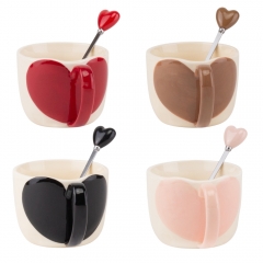 Кружка "Большое сердце", 350 мл * Рандомный выбор дизайна (9200-001)