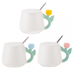 Кружка "Тюльпанова філіжанка", 400 мл * Рандомний вибір дизайну (9200-007)