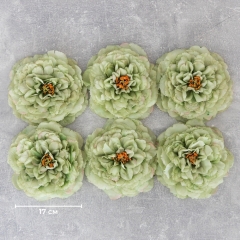 Головка пиона, зеленая, 17 см (8502-010/2)