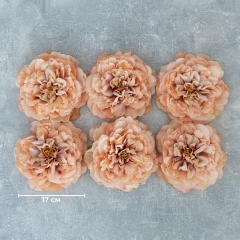 Головка пиона, бежевая, 17 см (8502-010/5)