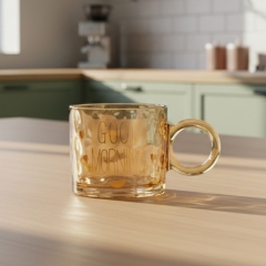 Кружка "Доброе утро", золотая, 270 мл (9106-008)