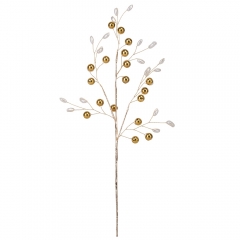Декоративная ветвь "Золотые искры", 37 см (9155-001)