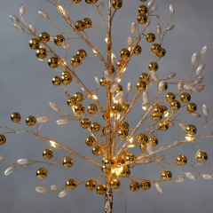 Декоративное дерево с подсветкой "Золотой миг", 48 см (9155-007)